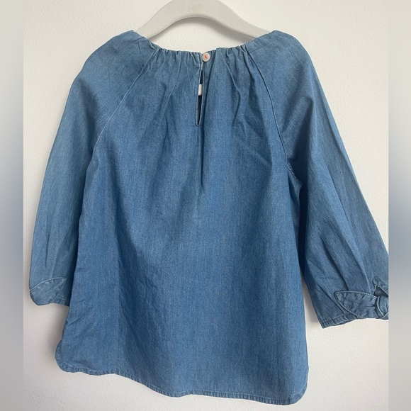 Crewcuts chambray top. 100% cotton size 6 - Picture 3 of 5